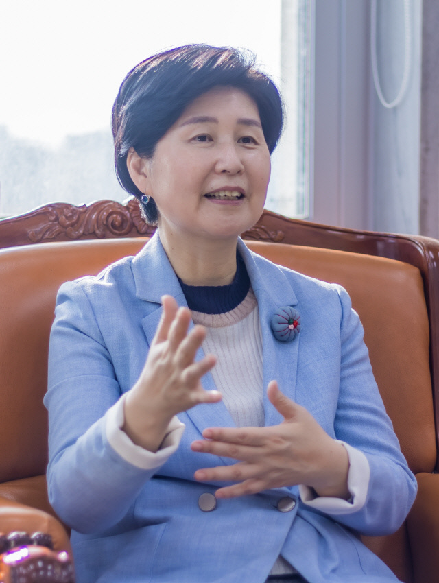 백혜련 국회 정무위원장. 박동욱기자 fufus@